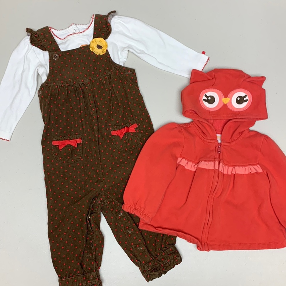 Gymboree 12-18 months owl set